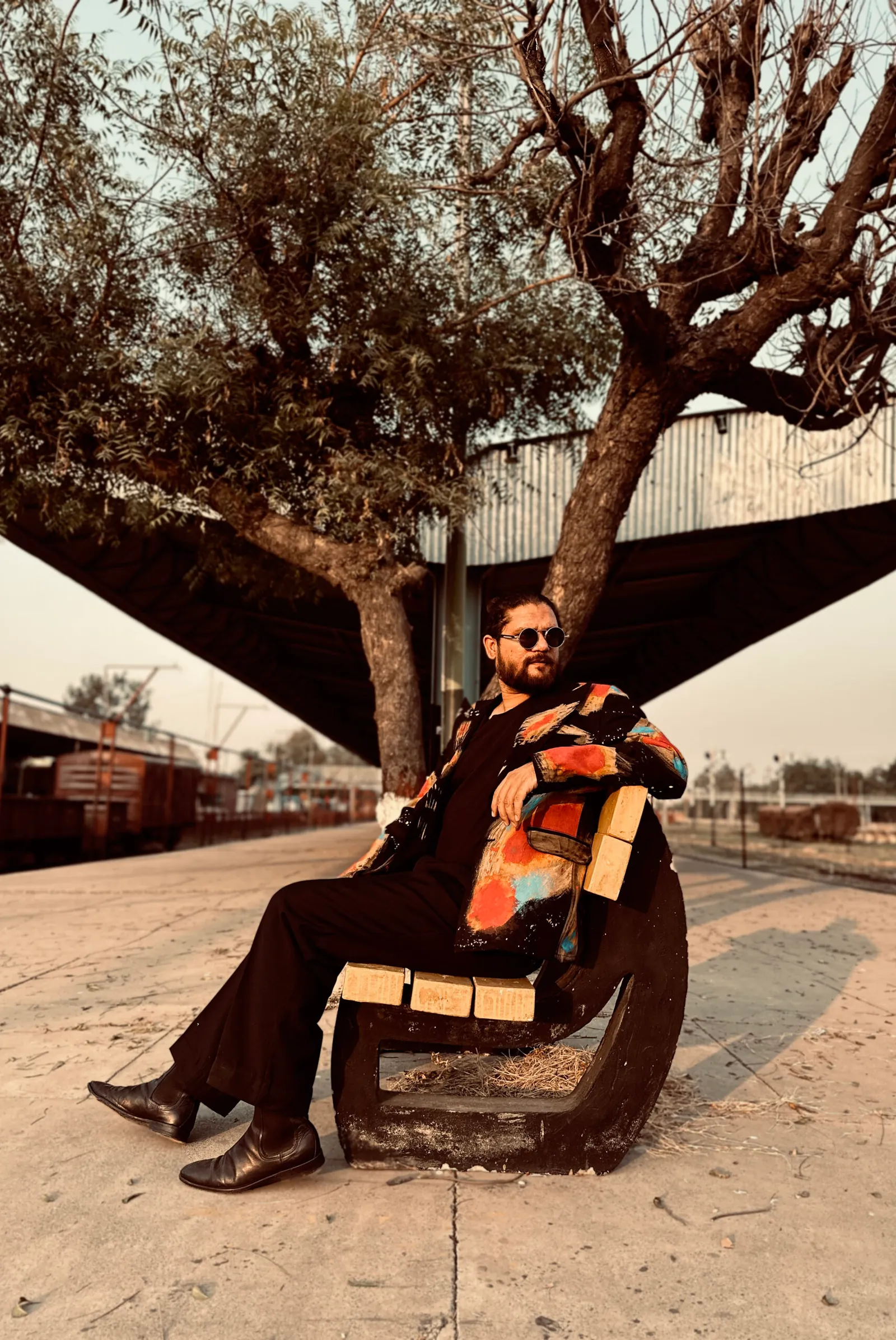 Abstract Paint Splatter Artist Blazer 7