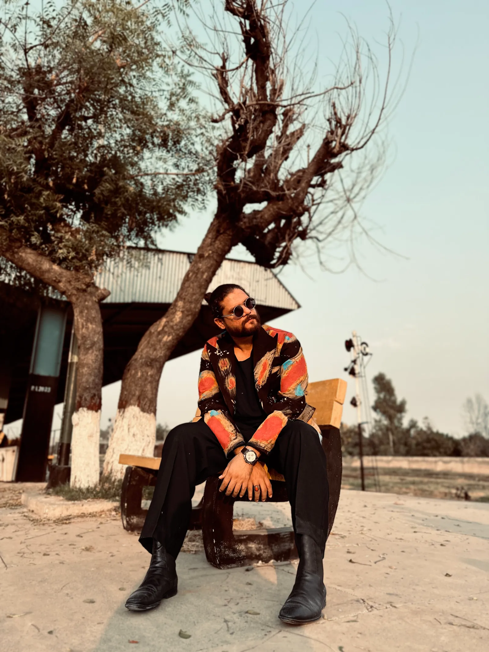 Abstract Paint Splatter Artist Blazer 8